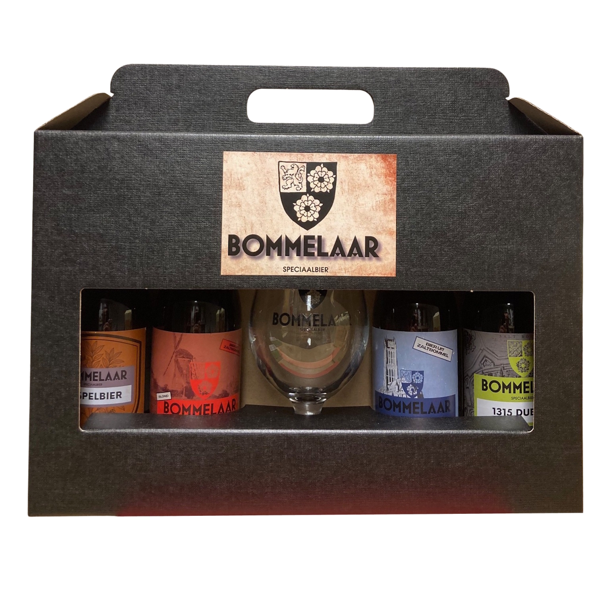 bommelaar bier pakket met glas