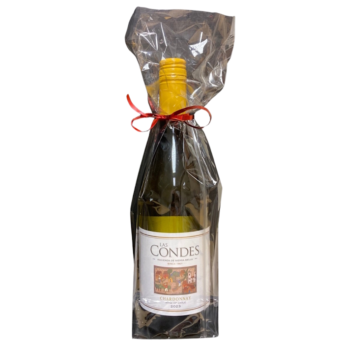 transparant wijnzak 1 fles